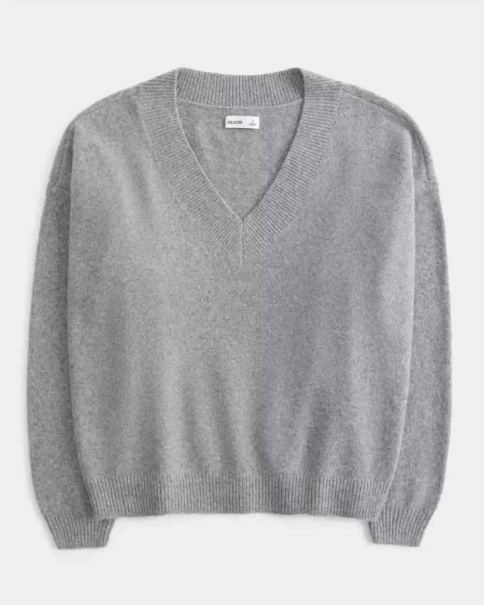 Hollister Comfy Cloud Ylisuuri V-kaula-neule