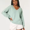 Hollister Comfy Cloud Ylisuuri V-kaula-neule