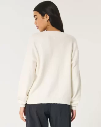 Hollister Comfy Cloud Ylisuuri V-kaula-neule