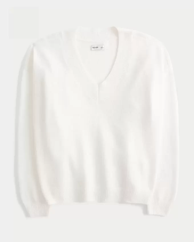 Hollister Comfy Cloud Ylisuuri V-kaula-neule