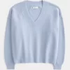 Hollister Comfy Cloud Ylisuuri V-kaula-neule