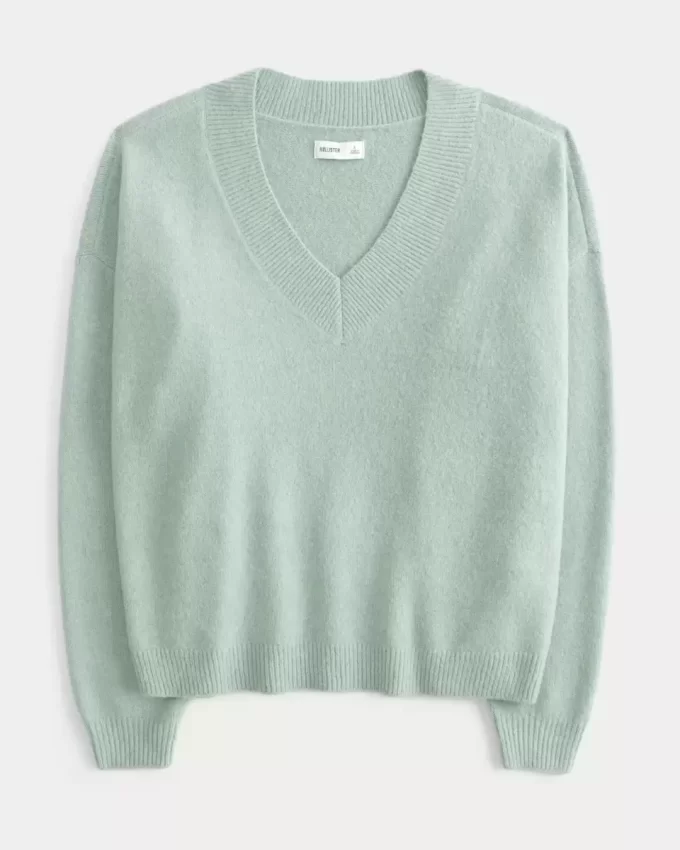 Hollister Comfy Cloud Ylisuuri V-kaula-neule