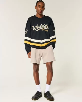 Hollister Feel Good löysät fleece-shortsit