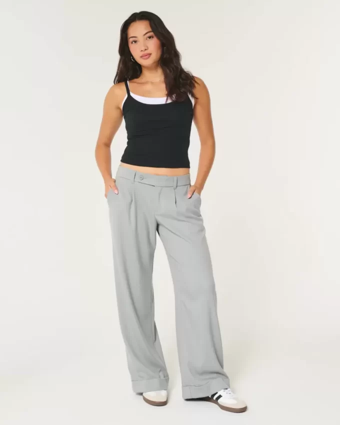 Hollister Livvy matalat leveälahkeiset housut Hollister Livvy matalat leveälahkeiset housut