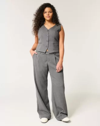 Hollister Livvy matalat leveälahkeiset housut