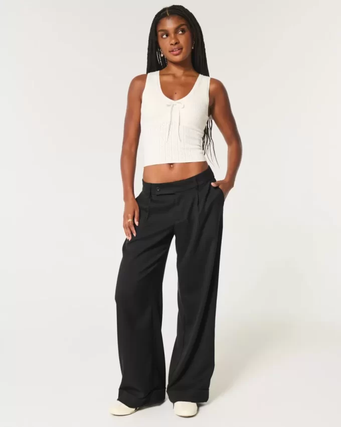 Hollister Livvy matalat leveälahkeiset housut Hollister Livvy matalat leveälahkeiset housut