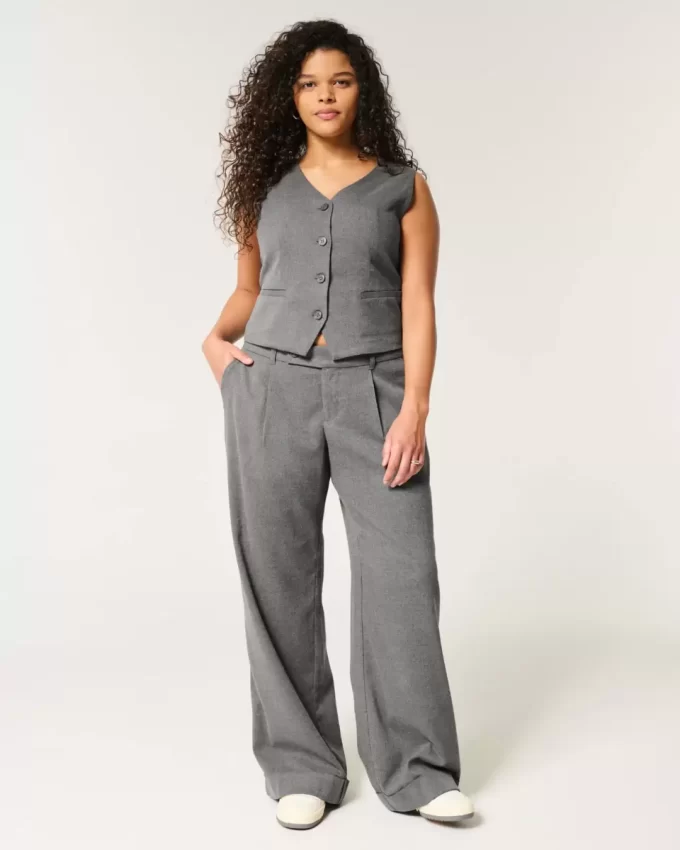 Hollister Livvy matalat leveälahkeiset housut Hollister Livvy matalat leveälahkeiset housut
