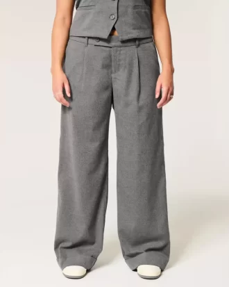 Hollister Livvy matalat leveälahkeiset housut