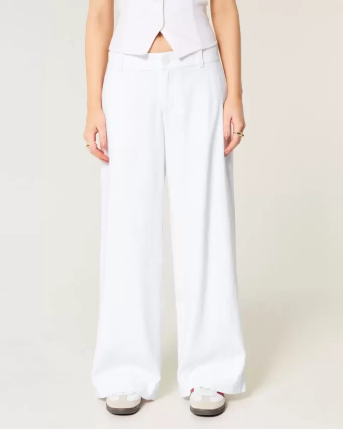 Hollister Livvy matalat leveälahkeiset housut Hollister Livvy matalat leveälahkeiset housut