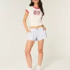 Hollister Livvy matalat pellavasekoitushortsit Hollister Livvy matalat pellavasekoitushortsit