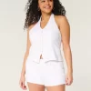 Hollister Livvy matalat pellavasekoitushortsit 3″ Hollister Livvy matalat pellavasekoitushortsit 3″