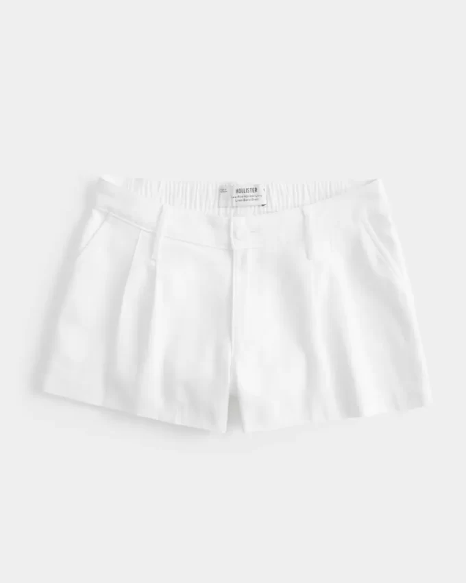Hollister Livvy matalat pellavasekoitushortsit 3″ Hollister Livvy matalat pellavasekoitushortsit 3″