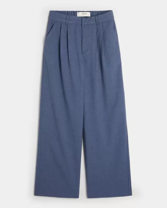 Hollister Livvy Ultra High-Rise leveälahkeiset housut Hollister Livvy Ultra High-Rise leveälahkeiset housut