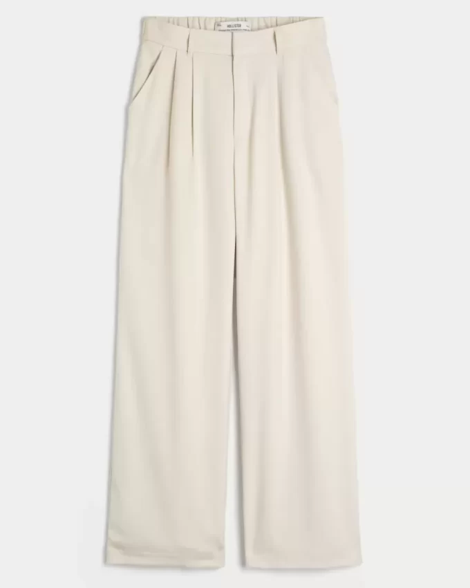 Hollister Livvy Ultra High-Rise leveälahkeiset housut Hollister Livvy Ultra High-Rise leveälahkeiset housut