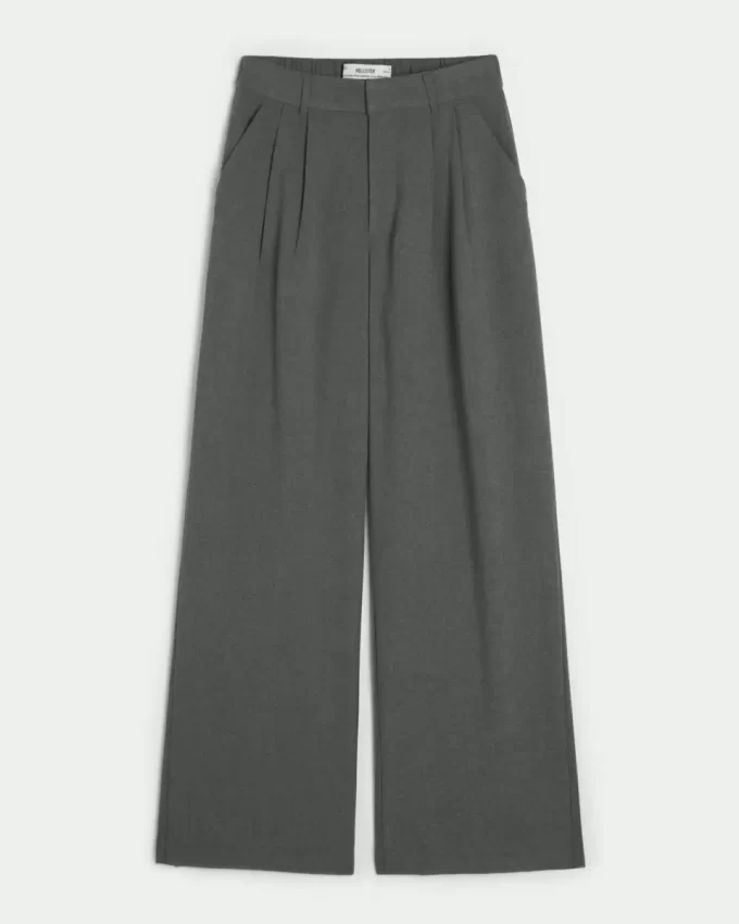 Hollister Livvy Ultra High-Rise leveälahkeiset housut Hollister Livvy Ultra High-Rise leveälahkeiset housut