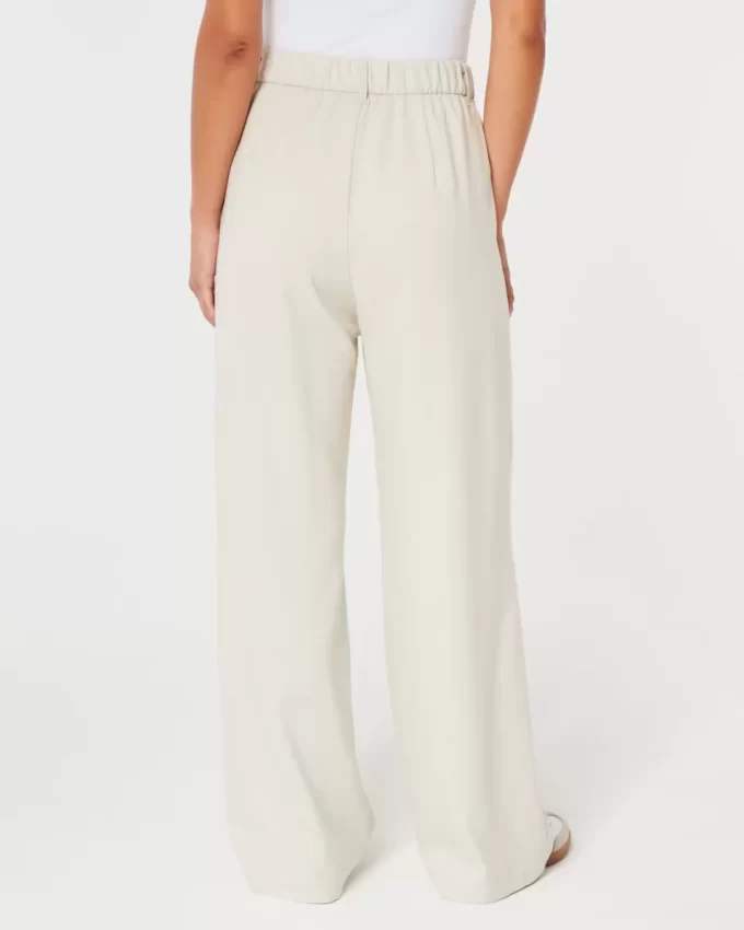 Hollister Livvy Ultra High-Rise leveälahkeiset housut Hollister Livvy Ultra High-Rise leveälahkeiset housut