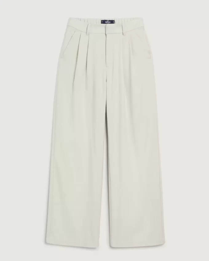 Hollister Livvy Ultra High-Rise leveälahkeiset housut Hollister Livvy Ultra High-Rise leveälahkeiset housut