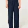 Hollister Livvy Ultra High-Rise Linen Blend leveälahkeiset housut Hollister Livvy Ultra High-Rise Linen Blend leveälahkeiset housut