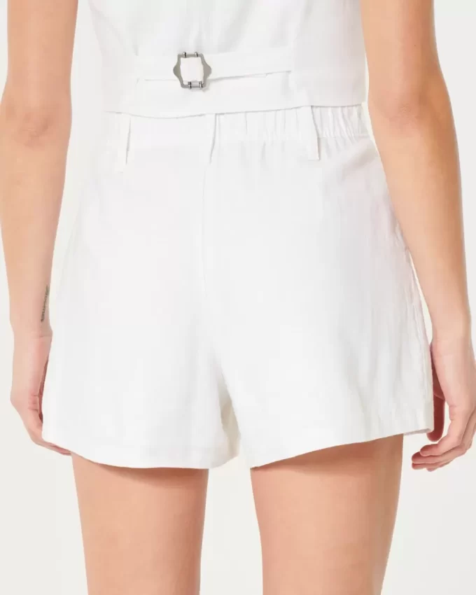 Hollister Livvy Ultra High-Rise pellavasekoite shortsit Hollister Livvy Ultra High-Rise pellavasekoite shortsit