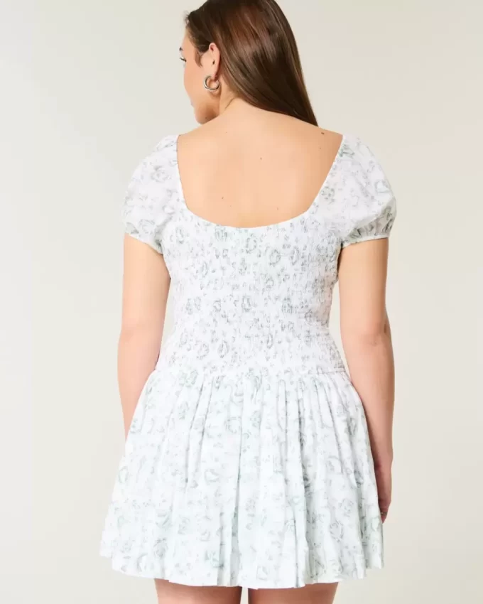 Hollister Sofia Drop-Waist Bubble Skort-mekko