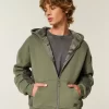 Hollister x Crocs Sherpa-vuorattu vetoketjullinen huppari Hollister x Crocs Sherpa-vuorattu vetoketjullinen huppari