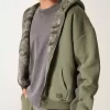 Hollister x Crocs Sherpa-vuorattu vetoketjullinen huppari Hollister x Crocs Sherpa-vuorattu vetoketjullinen huppari