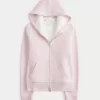 Hollister x Crocs Sherpa-vuorattu vetoketjullinen huppari Hollister x Crocs Sherpa-vuorattu vetoketjullinen huppari