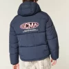 Hupullinen Motorsports Graphic Puffer -takki Hupullinen Motorsports Graphic Puffer -takki