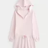 Hupullinen pitkähihainen fleecemekko Hupullinen pitkähihainen fleecemekko