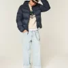 Hupullinen puffer-takki