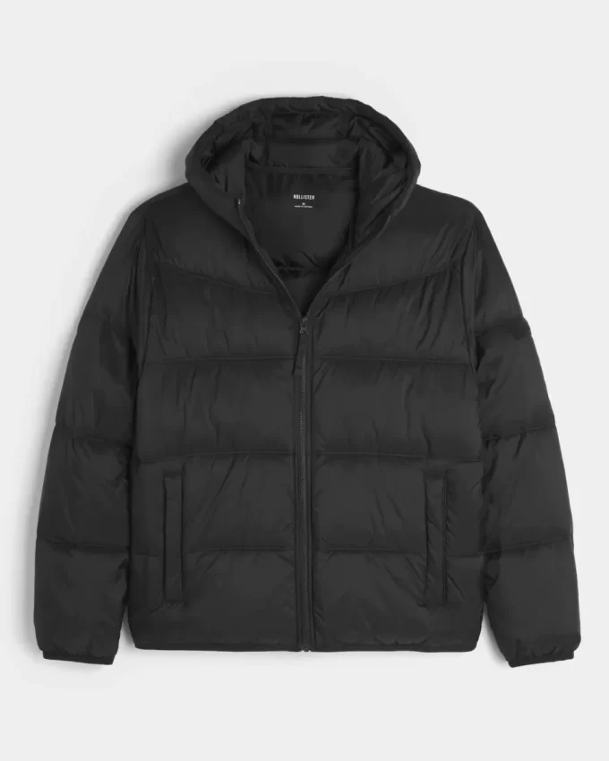 Hupullinen puffer-takki