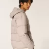 Hupullinen puffer-takki