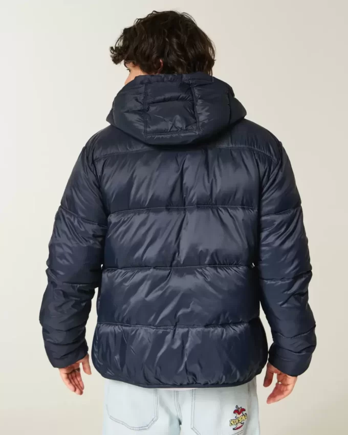 Hupullinen puffer-takki