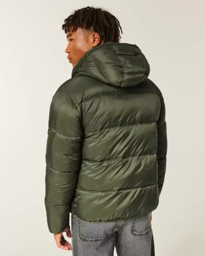 Hupullinen puffer-takki