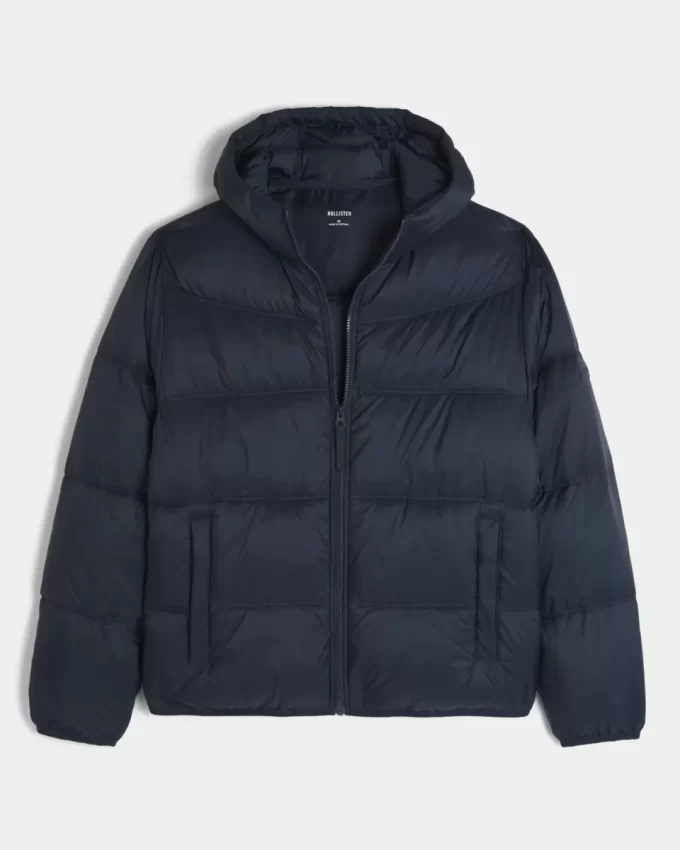 Hupullinen puffer-takki