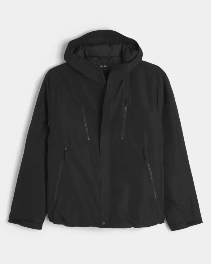 Hupullinen Shell-takki