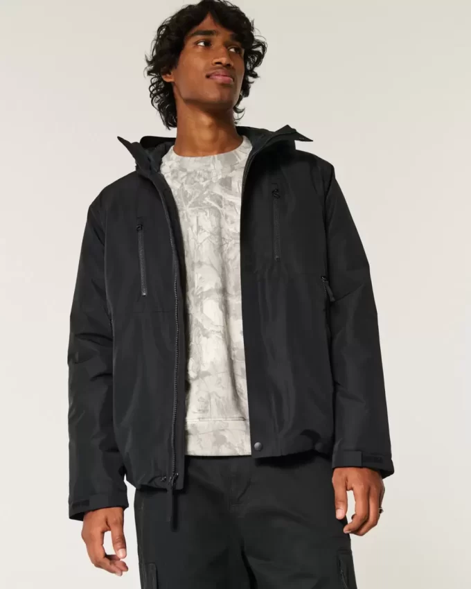 Hupullinen Shell-takki