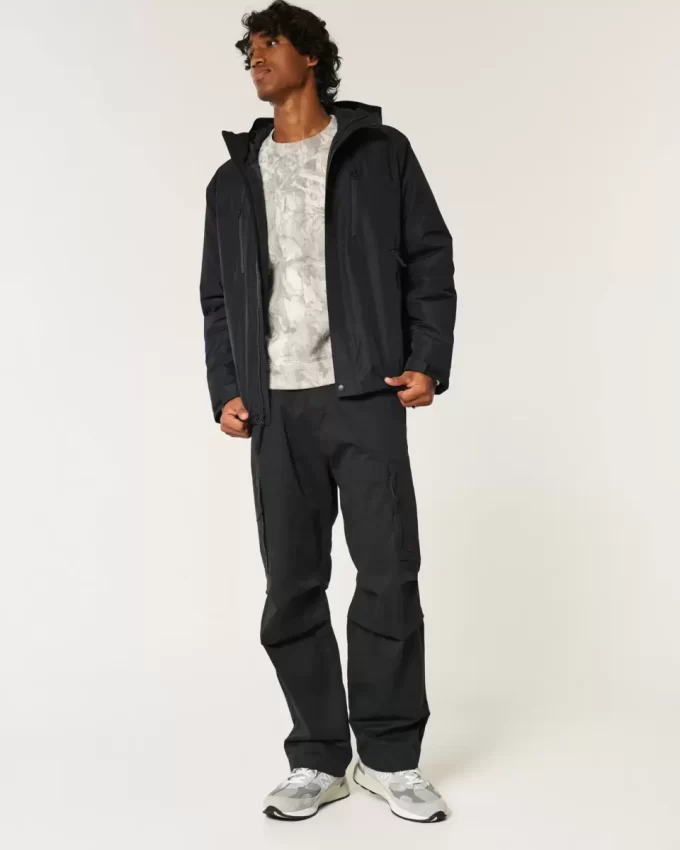 Hupullinen Shell-takki