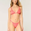 Jacquard Skinny Strap Cheekiest Bikini Bottom
