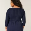 Kaapelineulottu Babydoll Sweater