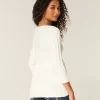 Kaapelineulottu Babydoll Sweater