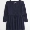 Kaapelineulottu Babydoll Sweater