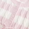 Kaapelineulottu Babydoll Sweater