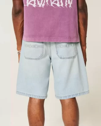 Ketjukirjonta Baggy Denim shortsit