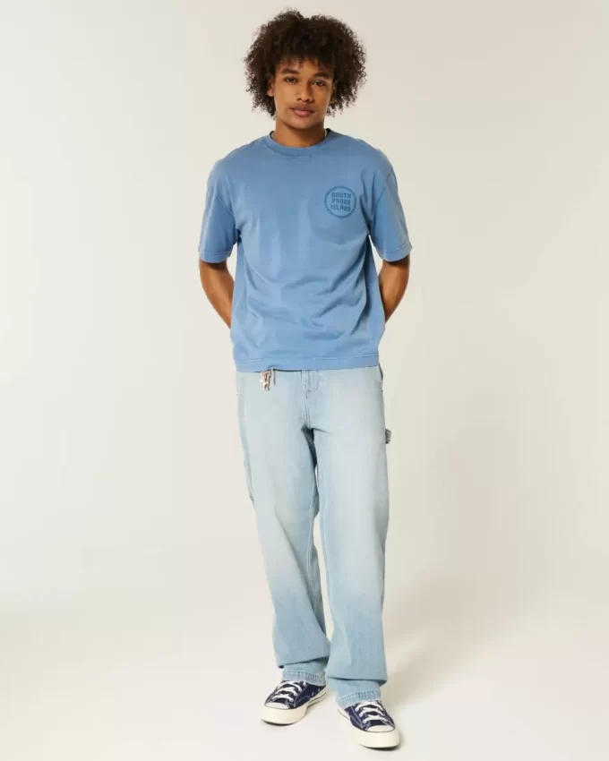 Kevyt Wash Baggy Painter Farkut