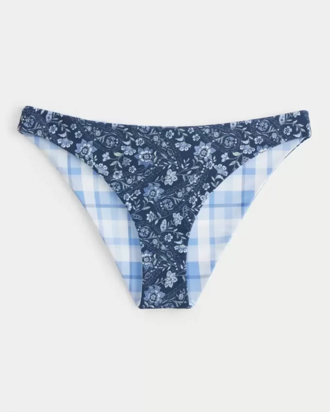Käännettävä matala, röyhkeä bikinipohja Käännettävä matala, röyhkeä bikinipohja