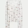 Kodikas karhukuvioinen pyjamatoppi Kodikas karhukuvioinen pyjamatoppi