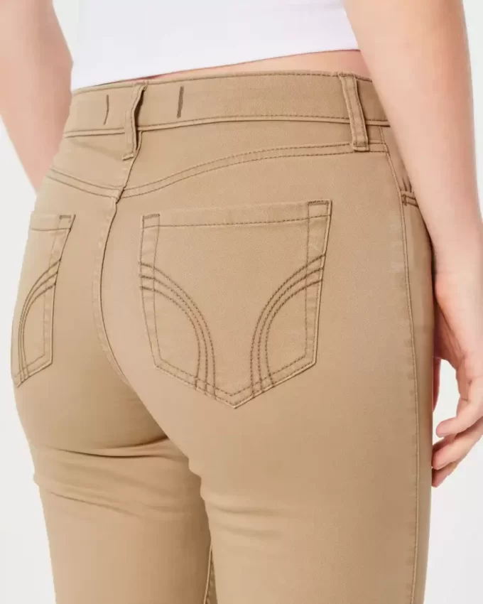Korkeat Khaki Super Skinny -housut Korkeat Khaki Super Skinny -housut
