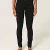 Korkeat mustat Jean-leggingsit Korkeat mustat Jean-leggingsit