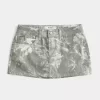 Kurvikas matalakorkoinen Camo Denim Mini Skort Kurvikas matalakorkoinen Camo Denim Mini Skort